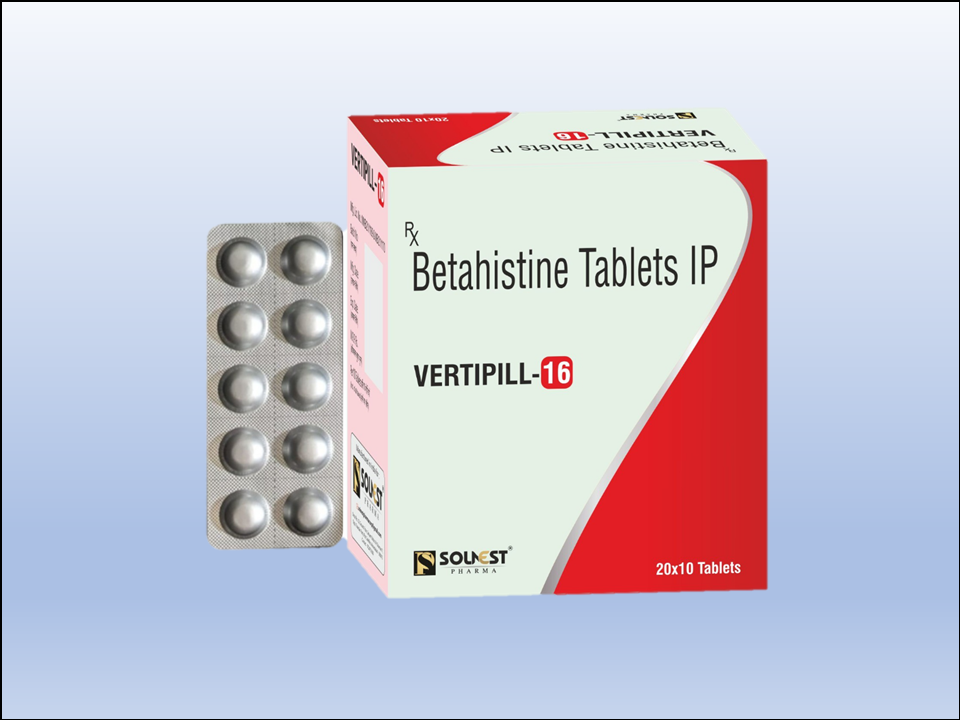 VERTIPILL 16MG TABLETS